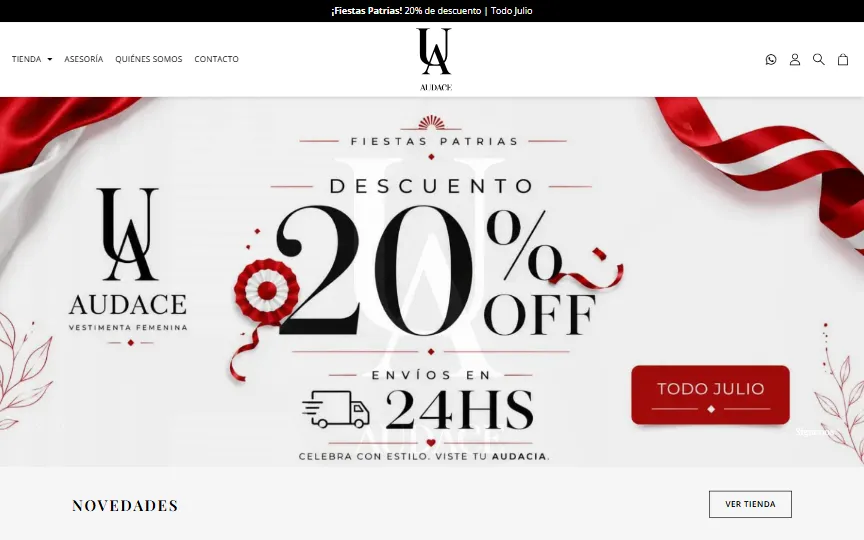Tienda de moda Audace Perú