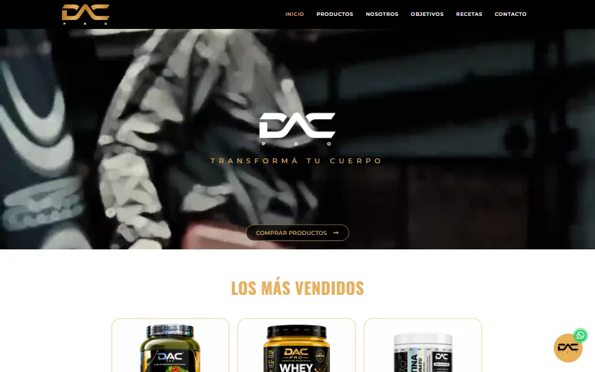 Tienda virtual DAC PRO