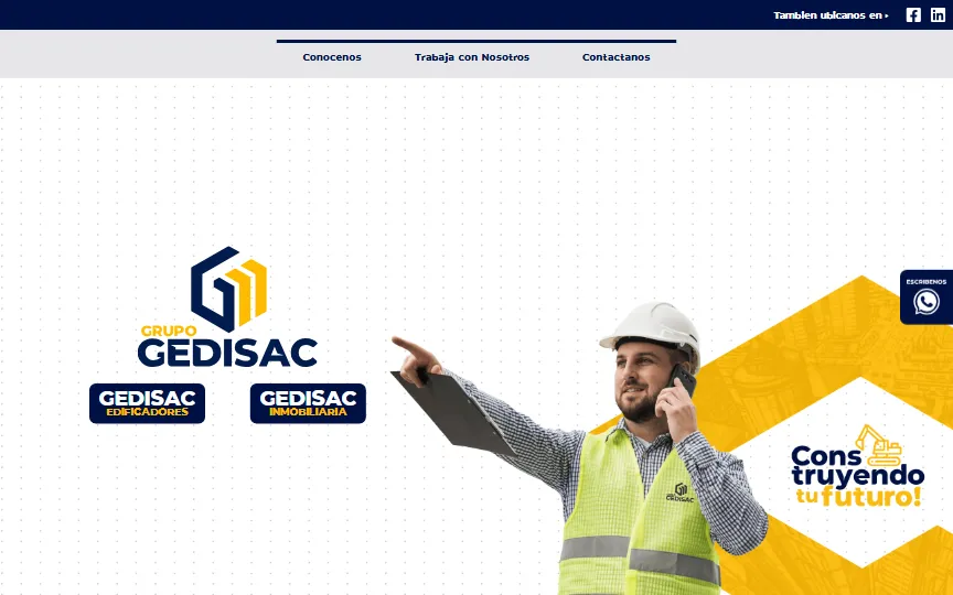 Web del Grupo Gedisac
